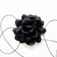 Load image into Gallery viewer, Fashion Rose Necklace Long DIY Camellia Flower Fleece Choker Large Flower Women Elegant Women Neckchain Jewelry
