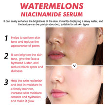 Load image into Gallery viewer, Watermelon Glow Nicotinamide Facial Moisturizing&amp;Brightening Essence Women's Spot Lightening Essence Highlighter
