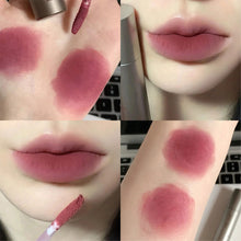 Load image into Gallery viewer, Red Matte Velvet Lip Gloss Liquid Non-stick Lipstick Lasting Elegant Mud Lip Mousse Cup Lip Tint Clay Makeup Cosmetics
