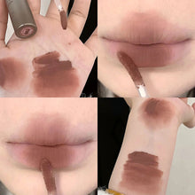 Load image into Gallery viewer, Red Matte Velvet Lip Gloss Liquid Non-stick Lipstick Lasting Elegant Mud Lip Mousse Cup Lip Tint Clay Makeup Cosmetics

