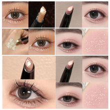 Load image into Gallery viewer, Glittering Fairy Pink Pearl Pen Ice Diamond Silkworm Lying Pen Highlighter Eye Shadow Stick Pearlescent Makeup Cosmetics
