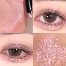 Load image into Gallery viewer, Glittering Fairy Pink Pearl Pen Ice Diamond Silkworm Lying Pen Highlighter Eye Shadow Stick Pearlescent Makeup Cosmetics
