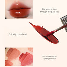 Load image into Gallery viewer, Mini Crystal Jelly Lip Gloss Liquid Lipstick Long Lasting Candy Colors Moisturizing Lip Glaze Sweet Red Dyeing Lip Tint
