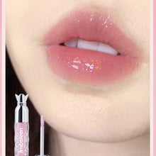 Load image into Gallery viewer, Moisturizing Shimmering Water-gloss Glass Lip Glaze Lip Gloss Liquid Lipstick Lasting Elegant Lip Non-stick Cup Lip Tint Clay Makeup
