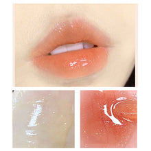 Load image into Gallery viewer, Moisturizing Shimmering Water-gloss Glass Lip Glaze Lip Gloss Liquid Lipstick Lasting Elegant Lip Non-stick Cup Lip Tint Clay Makeup
