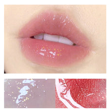 Load image into Gallery viewer, Moisturizing Shimmering Water-gloss Glass Lip Glaze Lip Gloss Liquid Lipstick Lasting Elegant Lip Non-stick Cup Lip Tint Clay Makeup
