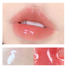 Load image into Gallery viewer, Moisturizing Shimmering Water-gloss Glass Lip Glaze Lip Gloss Liquid Lipstick Lasting Elegant Lip Non-stick Cup Lip Tint Clay Makeup
