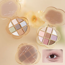 Load image into Gallery viewer, Matte Eyeshadow Palette Portable Earth Green Color Eyeshadow Long Lasting Waterproof Shimmer Eyeshadow Makeup Cosmetics
