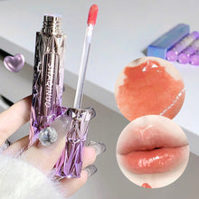 Load image into Gallery viewer, Glazed Realm Lip Glaze Water Glaze Mirror Face Not Easy To Stain Cup Water Lip Glaze Women Mouth Red Lip Honey Makeup
