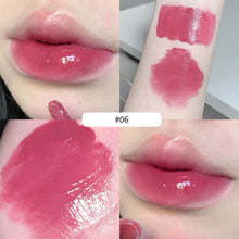 Load image into Gallery viewer, Glazed Realm Lip Glaze Water Glaze Mirror Face Not Easy To Stain Cup Water Lip Glaze Women Mouth Red Lip Honey Makeup
