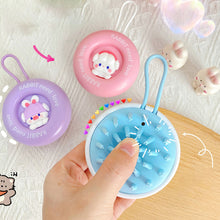 Load image into Gallery viewer, Cute Silicone Airbag Shampoo Brush Cartoon 3D Doll Massager High Elasticity Portable Shampoo Brush
