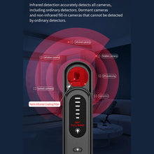 Load image into Gallery viewer, T01 Wireless Detector Anti-Candid Surveillance Camera Infrared Scanner Wireless Gps Positioning Signal Detector
