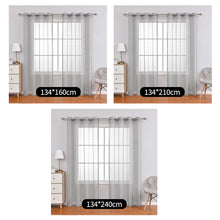 Load image into Gallery viewer, Tulle Sheer Solid Curtains for Living Room Bedroom Window Curtain Drape Rod Pocket Curtains Panel Fabric Decor Voile Organza
