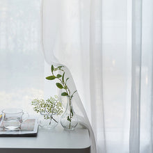 Load image into Gallery viewer, Tulle Sheer Solid Curtains for Living Room Bedroom Window Curtain Drape Rod Pocket Curtains Panel Fabric Decor Voile Organza
