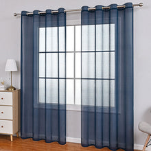 Load image into Gallery viewer, Tulle Sheer Solid Curtains for Living Room Bedroom Window Curtain Drape Rod Pocket Curtains Panel Fabric Decor Voile Organza
