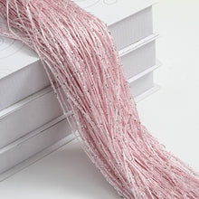 Load image into Gallery viewer, 100x200cm Glitter Door String Living Room String Curtain Shiny Tassel Silver Line Cortinas Valance for Window Home Decoration
