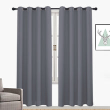 Load image into Gallery viewer, 1PC Blackout Curtains Grommet Drapery Panel for Living Room Decoration Meetingroom Share Room Office Window Curtains
