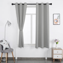 Load image into Gallery viewer, 1PC Blackout Curtains Grommet Drapery Panel for Living Room Decoration Meetingroom Share Room Office Window Curtains
