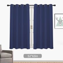 Load image into Gallery viewer, 1PC Blackout Curtains Grommet Drapery Panel for Living Room Decoration Meetingroom Share Room Office Window Curtains
