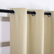 Load image into Gallery viewer, 1PC Blackout Curtains Grommet Drapery Panel for Living Room Decoration Meetingroom Share Room Office Window Curtains
