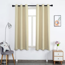 Load image into Gallery viewer, 1PC Blackout Curtains Grommet Drapery Panel for Living Room Decoration Meetingroom Share Room Office Window Curtains
