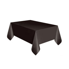 Load image into Gallery viewer, 137x183cm Disposable Tablecloth Birthday Party Wedding Christmas Table Cover Waterproof Oilproof Wipe Covers Rectangle Desk Cloth Decor
