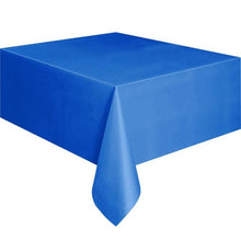 Load image into Gallery viewer, 137x183cm Disposable Tablecloth Birthday Party Wedding Christmas Table Cover Waterproof Oilproof Wipe Covers Rectangle Desk Cloth Decor
