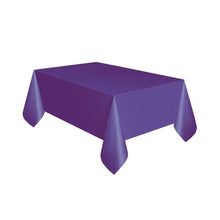 Load image into Gallery viewer, 137x183cm Disposable Tablecloth Birthday Party Wedding Christmas Table Cover Waterproof Oilproof Wipe Covers Rectangle Desk Cloth Decor
