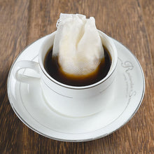 Load image into Gallery viewer, 100pcs Disposable Tea Bags with String Heal Seal Non-woven Fabric Tea Filter Bag for Herb Loose Tea Teaware Spice Filter Bag
