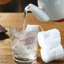 Load image into Gallery viewer, 100pcs Disposable Tea Bags with String Heal Seal Non-woven Fabric Tea Filter Bag for Herb Loose Tea Teaware Spice Filter Bag
