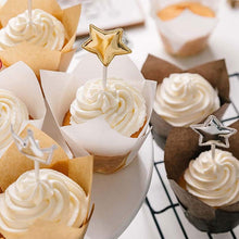 Load image into Gallery viewer, 50Pcs/Set Newspaper Style Muffin Cupcake Liner Paper Cups Caissettes Tulip Baking Cup Cake Wrapper Wedding Birthday Party Decor
