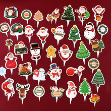 Load image into Gallery viewer, 50Pcs/Set Christmas Muffin Cupcake Liner Paper Cups Baking Cup Cake Wrapper Cake Toppers Decoration Christmas New Year Party Decor
