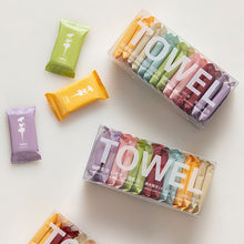 Load image into Gallery viewer, Disposable Non-woven Face Towel Towel Compressed Portable Travel Water Wet Wipe Outdoor Moistened Tissues Candy Towels
