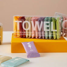 Load image into Gallery viewer, Disposable Non-woven Face Towel Towel Compressed Portable Travel Water Wet Wipe Outdoor Moistened Tissues Candy Towels
