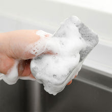 Load image into Gallery viewer, 5/10Pcs Double-sided Dishwashing Cleaning Sponge Kitchen Nano Emery Clean Rub Pot Rust Focal Stains Sponge Removing Kit
