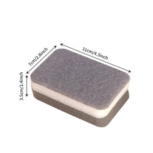 Load image into Gallery viewer, 5/10Pcs Double-sided Dishwashing Cleaning Sponge Kitchen Nano Emery Clean Rub Pot Rust Focal Stains Sponge Removing Kit
