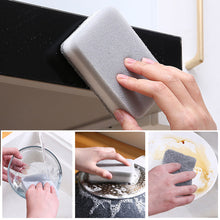 Load image into Gallery viewer, 5/10Pcs Double-sided Dishwashing Cleaning Sponge Kitchen Nano Emery Clean Rub Pot Rust Focal Stains Sponge Removing Kit
