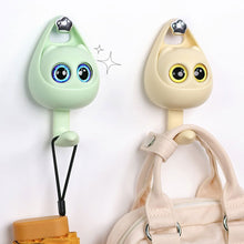 Load image into Gallery viewer, Creative Cute Wink Cat Punch-free Wall Hanging Hook Household Storage Rack Wall Decoration For Clothes Hat Scarf Key
