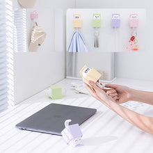 Load image into Gallery viewer, Cartoon Cat Hook Self Adhesive Dormitory Bedroom Door Hangers Hooks Key Towel Cap Storage Rack Wall Decoration
