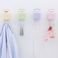 Load image into Gallery viewer, Cartoon Cat Hook Self Adhesive Dormitory Bedroom Door Hangers Hooks Key Towel Cap Storage Rack Wall Decoration
