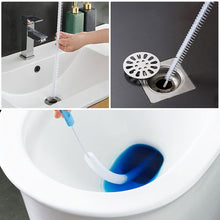 Load image into Gallery viewer, 71/60/45cm Pipe Dredging Spiral Brush Sink Drain Overflow Cleaning Brush Bathroom Sewer Hair Catcher Clog Plug Hole Remover Tool
