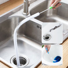 Load image into Gallery viewer, 71/60/45cm Pipe Dredging Spiral Brush Sink Drain Overflow Cleaning Brush Bathroom Sewer Hair Catcher Clog Plug Hole Remover Tool
