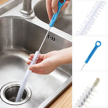 Load image into Gallery viewer, 71/60/45cm Pipe Dredging Spiral Brush Sink Drain Overflow Cleaning Brush Bathroom Sewer Hair Catcher Clog Plug Hole Remover Tool
