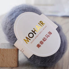 Load image into Gallery viewer, 25g/Roll Mohair Yarn Extra Soft Warm Baby Wool Crochet Yarn for Hand Knitting Sweater Shawl Scarf DIY Material Supplies
