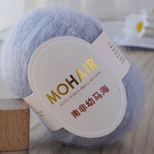 Load image into Gallery viewer, 25g/Roll Mohair Yarn Extra Soft Warm Baby Wool Crochet Yarn for Hand Knitting Sweater Shawl Scarf DIY Material Supplies

