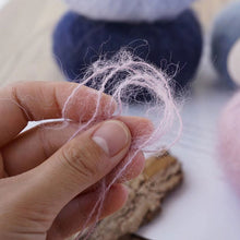Load image into Gallery viewer, 25g/Roll Mohair Yarn Extra Soft Warm Baby Wool Crochet Yarn for Hand Knitting Sweater Shawl Scarf DIY Material Supplies
