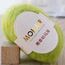 Load image into Gallery viewer, 25g/Roll Mohair Yarn Extra Soft Warm Baby Wool Crochet Yarn for Hand Knitting Sweater Shawl Scarf DIY Material Supplies
