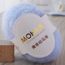 Load image into Gallery viewer, 25g/Roll Mohair Yarn Extra Soft Warm Baby Wool Crochet Yarn for Hand Knitting Sweater Shawl Scarf DIY Material Supplies
