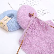 Load image into Gallery viewer, 25g/Roll Mohair Yarn Extra Soft Warm Baby Wool Crochet Yarn for Hand Knitting Sweater Shawl Scarf DIY Material Supplies
