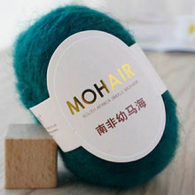 Load image into Gallery viewer, 25g/Roll Mohair Yarn Extra Soft Warm Baby Wool Crochet Yarn for Hand Knitting Sweater Shawl Scarf DIY Material Supplies
